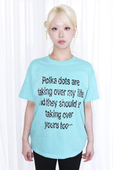 ドットレタリング半袖Tシャツ