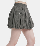 Luna Washed Cargo Balloon Skirt