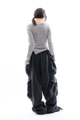 Gemma cut-out knit top