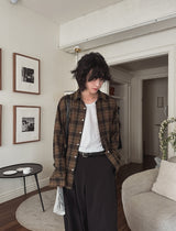 Elubin Over Check Shirt