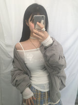 The Flower Lettering Slim Top