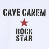 Rokdon Star Lettering Ringer Short Sleeve T-shirt