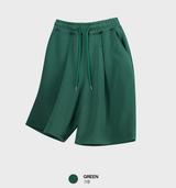 Look Ansin Pintuck Bermuda Wide Banding Shorts