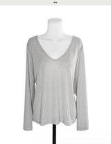 urbane 20% deep v loose fit top