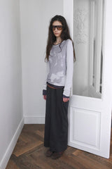 26SS★ RAW CUT BLUR GRAPHIC LONG SLEEVE T-SHIRT
