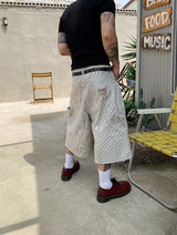 No.1237 L stripe carpenter bermuda SHORTS
