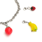 banana & strawberry mix necklace