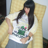 Dooms day Overfit Raglan T-shirt [White]