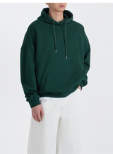 Authentic Relaxed Basic Hoodie Green