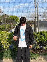 (Blue)ハートラビットハーフスリーブ