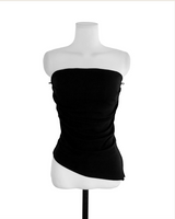 cardi shirring off-shoulder warmer + top set