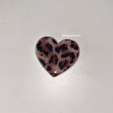 leopard fur heart tok (3 color)