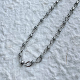 Silver Loop Link Necklace