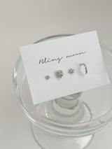 [4 set] four leaf clover piercing set