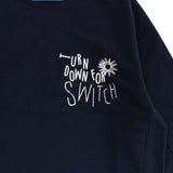 ターンダウンスウェット半袖Tシャツ(UNISEX)_SYS3TS05NV