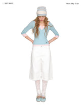 BTB : COMFY BERMUDA SHORTS [SOFT WHITE]