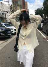 PLEATED LAYERED SKIRT PANTS