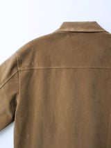 Mer crop suede jacket
