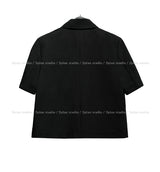 Chloe Stan Collar Half Crop Blazer