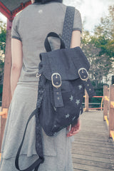 Stardust denim back-pack (Blue Denim)