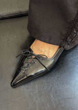 LACE-UP KITTEN HEELS