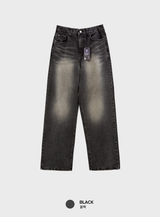 Salty 12514 Vintage Washed Wide Denim Pants