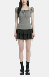 Lovi Check Halter Top