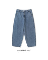 Cartel Back Printing Denim Pants