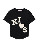 Messy Kiss Logo Tee Black (KIB6MFT504A)