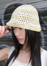 Stripe Coma Beanie - Yellow