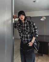 Bully western checked shirt