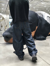 ベリティツータックカーブドデニムパンツ