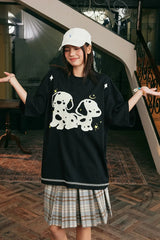 ファジードッグエンブロイダリーTシャツ
