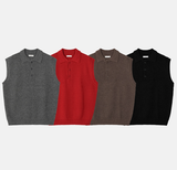  Marel Caraneck Button Knitted Vest
