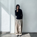 Structured Twill Trousers
