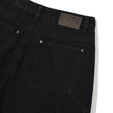 カーペンターワイドフィットデニムパンツ [BLACK]