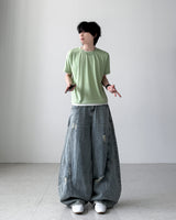 Raito Curved Balloon Denim