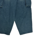 marine washed denim balloon pt