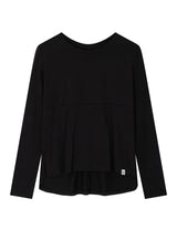 バック リボン ティーシャツ(BLACK)