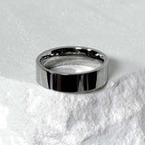 SS-6mm ナンロゴシンプルリング_シルバー