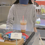 クランチストライプボックスTシャツ