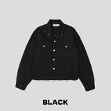 Camper Rivet Crop Cotton Jacket