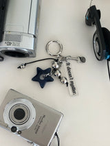 [STAR] Rock star bagcharm (Navy) 