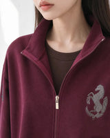 (UNISEX) 46 Horse Jersey Zip-up