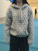 Marron Quilted Jumper (3c)