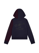 1/2 セーフティーアスラフードジップアップ (PURPLE/NAVY)