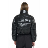 【即日発送】WOMAN Glossy Short Eco Down Jacket [BLACK] 