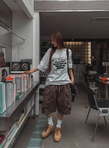ドリーミングプリンティングオーバー半袖Tシャツ