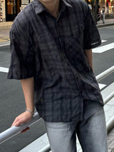 [Summer Recommendation] Tencel Cool Check Short Sleeve Shirt