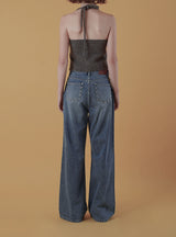 Gleam denim pants